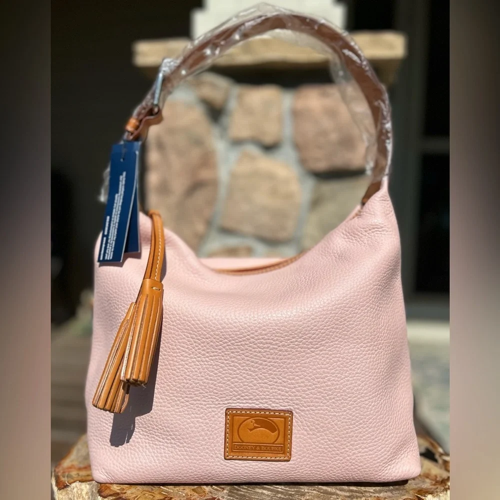 Dooney & Bourke Paige Sac Blush Pink Pebble Grain Leather NWT